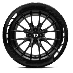 CUSTOMIZED 3D PREMIUM TYRE STICKERS (STICKER FOR 4 TYRES), DESIGN - FROAST FREE EDITION STRIPS (WHITE)