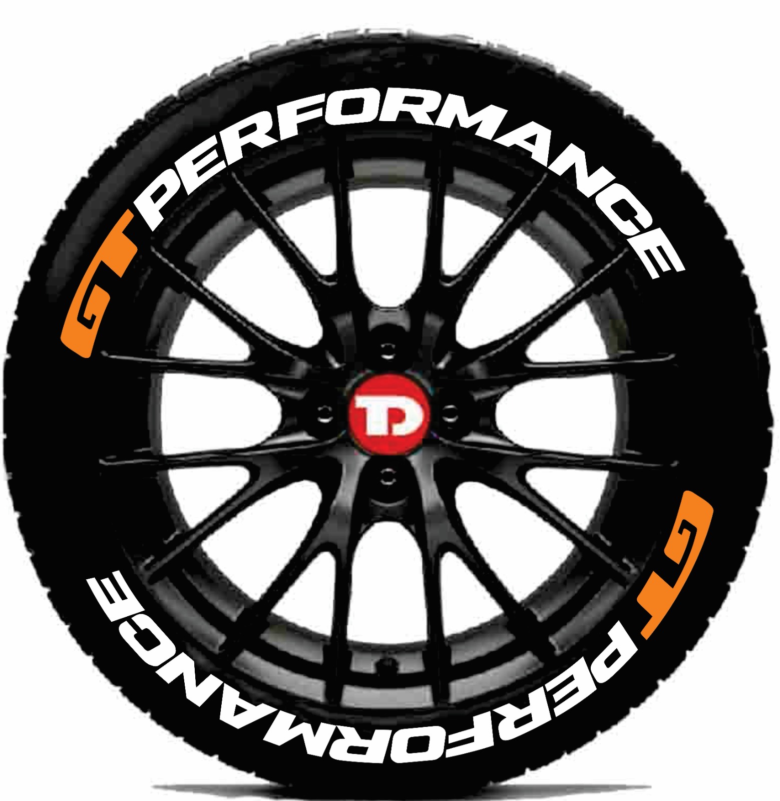 GT PERFORMANCE TYRE 3D STICKERS - Image 7