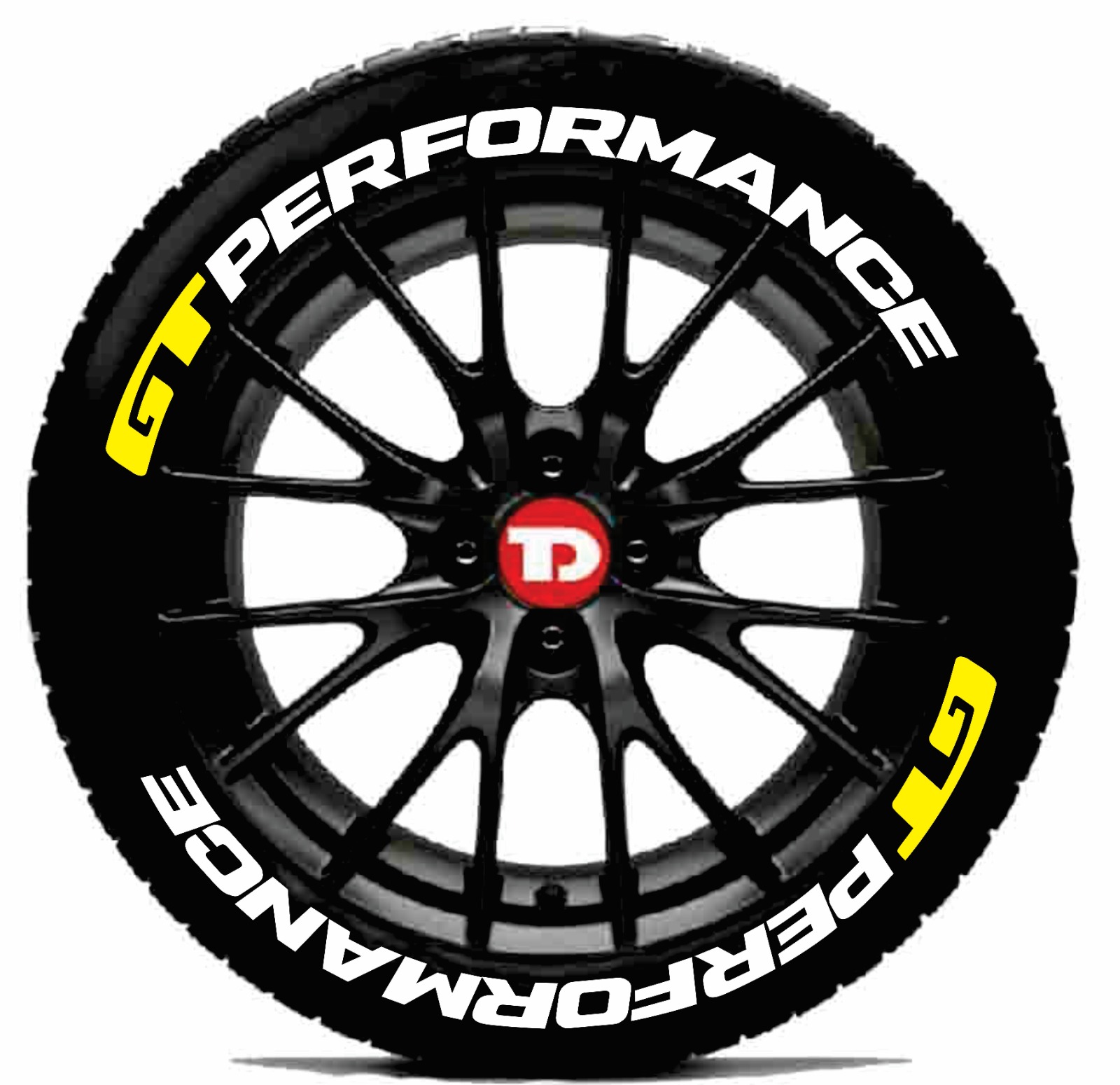 GT PERFORMANCE TYRE 3D STICKERS - Image 6