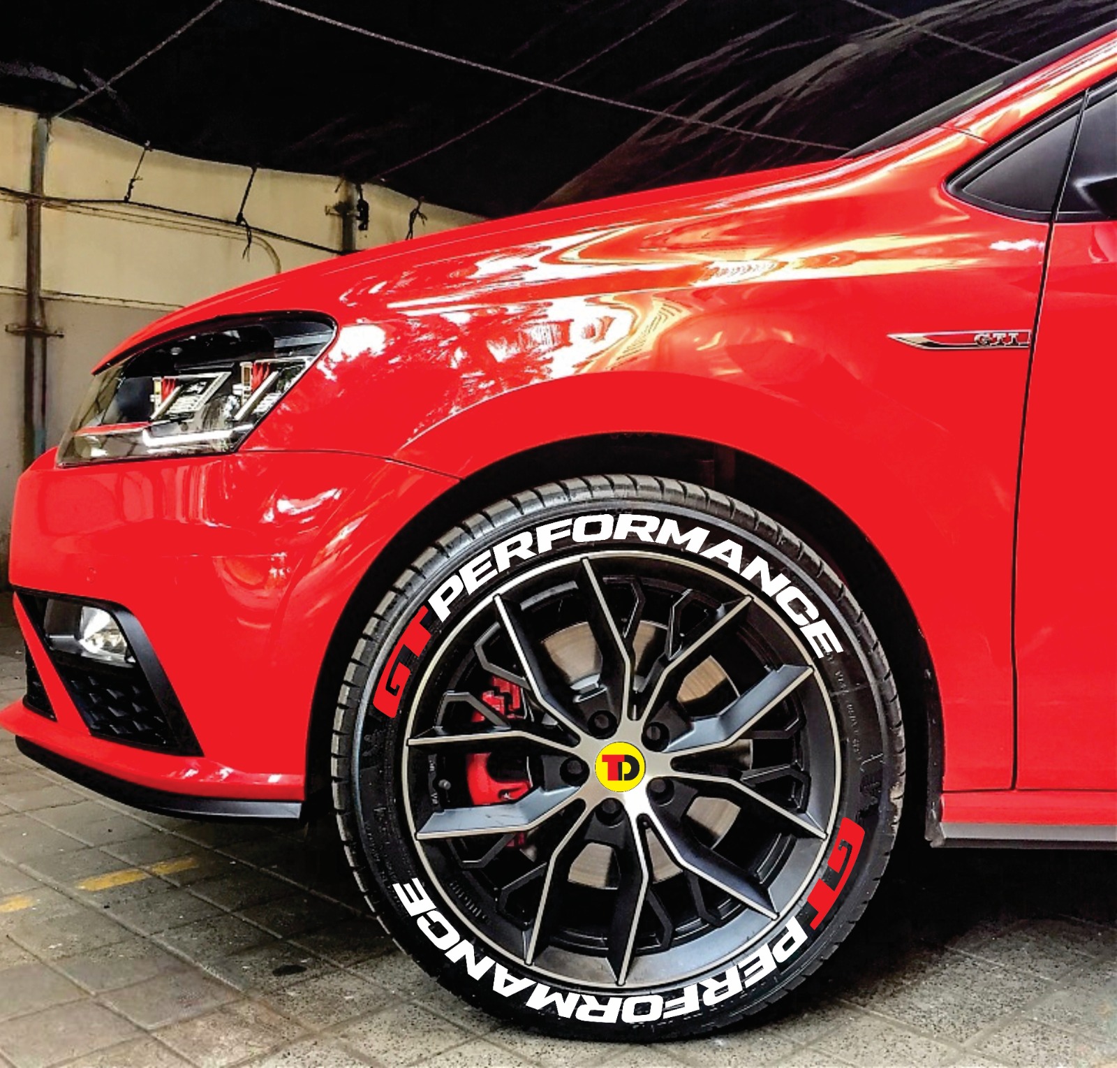 GT PERFORMANCE TYRE 3D STICKERS - Image 4