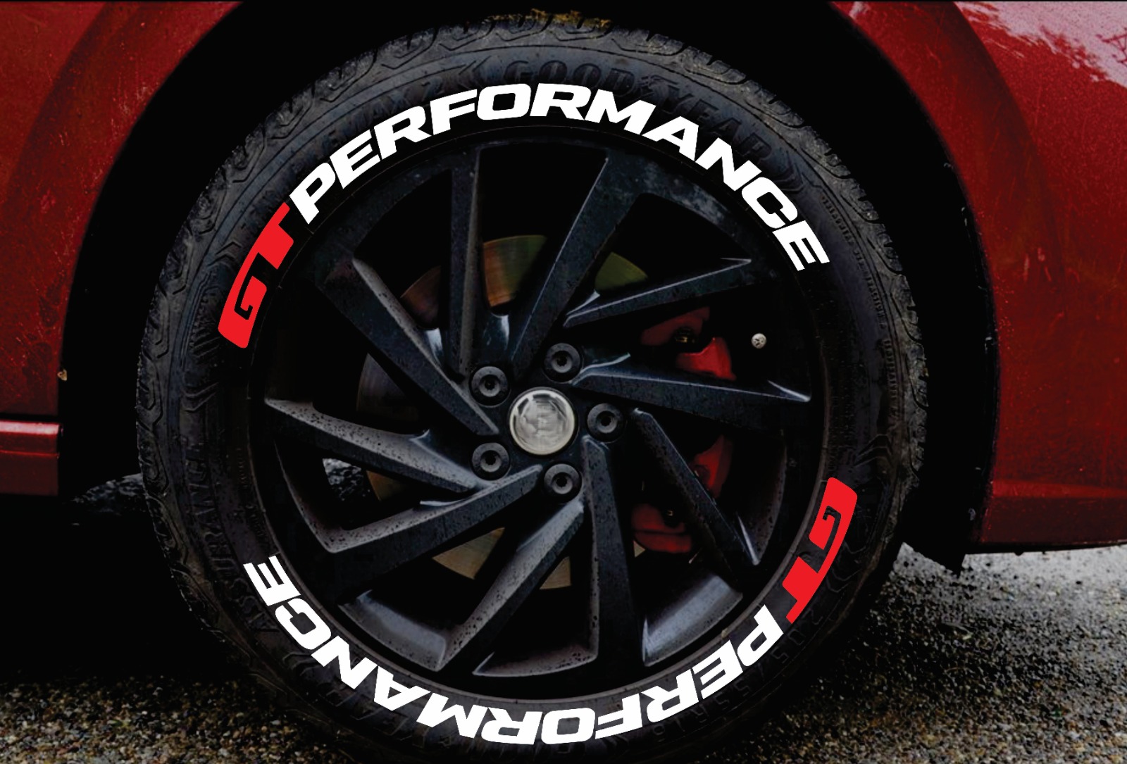 GT PERFORMANCE TYRE 3D STICKERS - Image 3