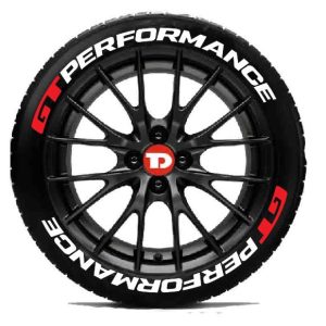 GT PERFORMANCE TYRE 3D STICKERS