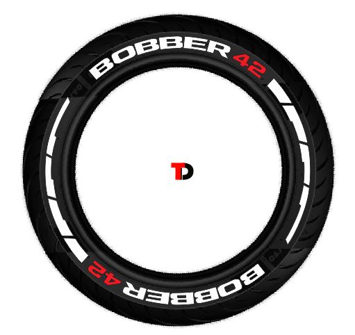 BOBBER 42 TYRE 3D STICKERS - Image 4