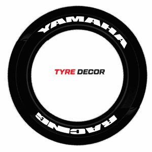 YAMAHA RACING TYRE 3D STICKERS