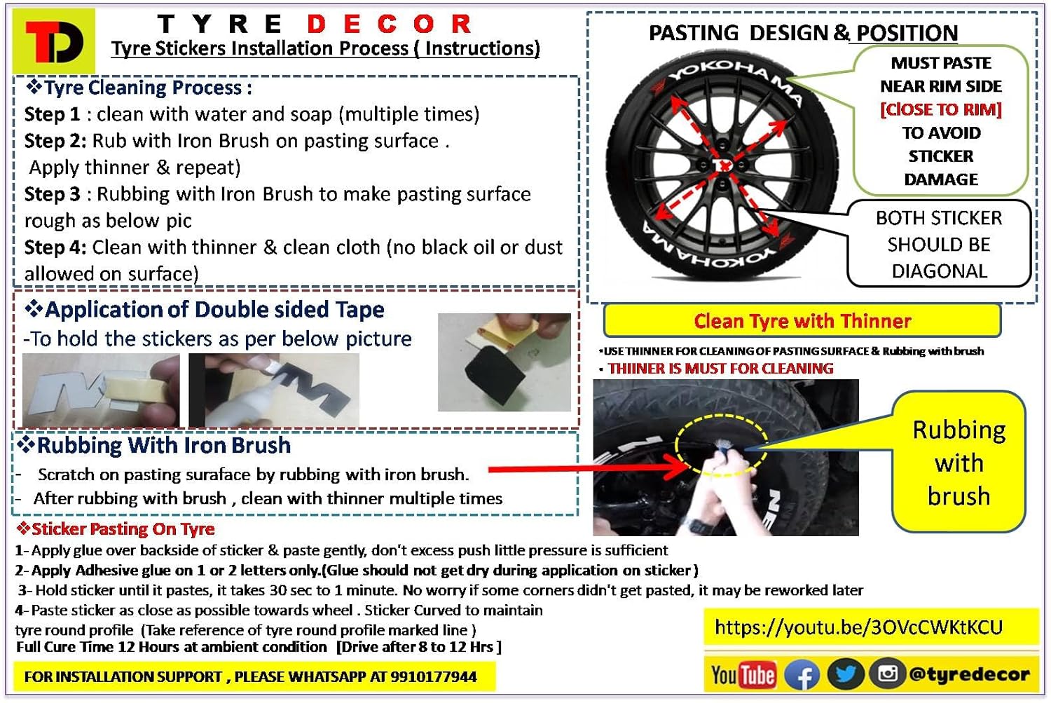 YOKOHAMA & FROAST FREE ARC - CUSTOM TYRE 3D STICKERS - Image 9