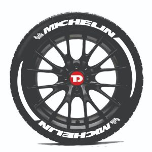 MICHELIN & FLARE STRIPS - CUSTOM TYRE 3D LETTERING KIT