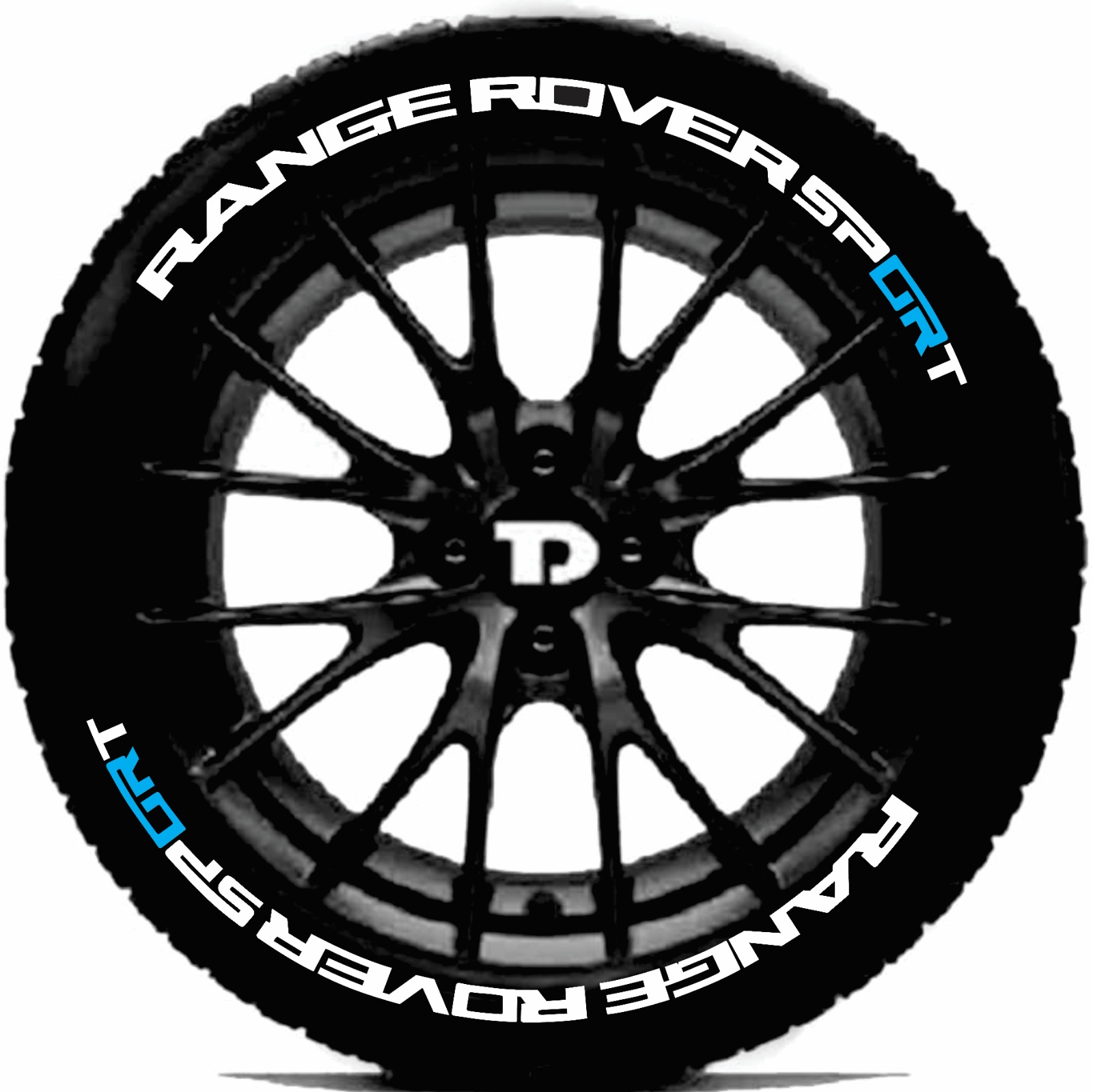 RANGE ROVER SPORTS - CUSTOM TYRE 3D LETTERING KIT