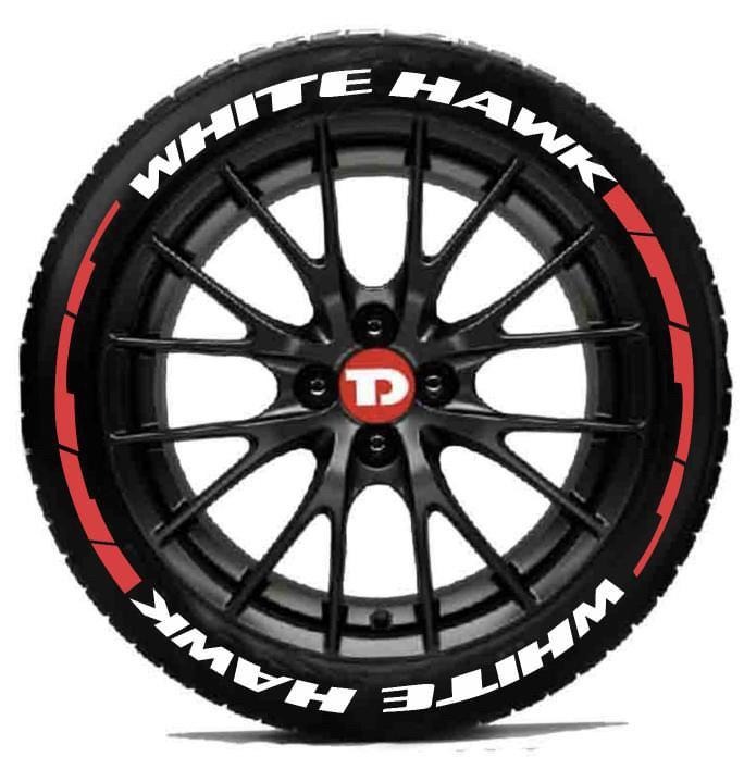 WHITE HAWK - CUSTOM TYRE 3D LETTERING KIT - Image 3