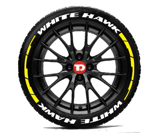WHITE HAWK - CUSTOM TYRE 3D LETTERING KIT - Image 4