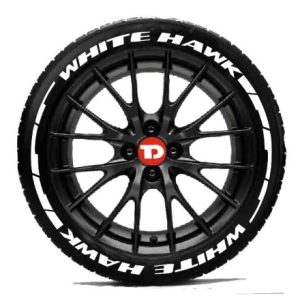 WHITE HAWK - CUSTOM TYRE 3D LETTERING KIT