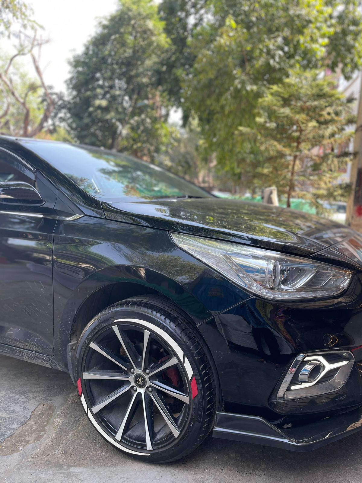 Flare & 2 Color Small Strips - Custom Tyre 3D Sticker - Image 3