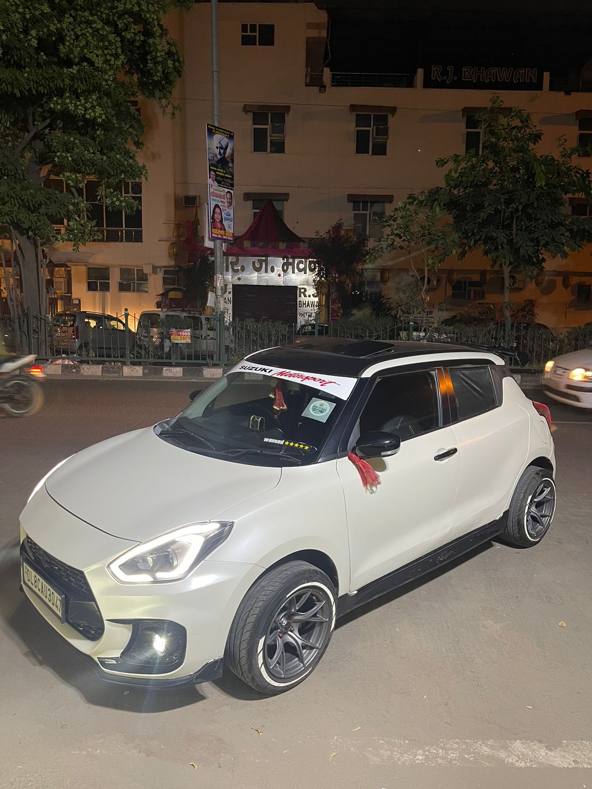Flare & 2 Color Small Strips - Custom Tyre 3D Sticker - Image 10